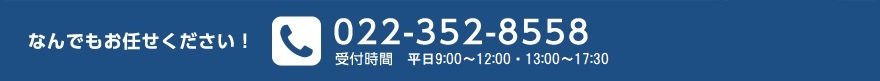 なんでもお任せください！